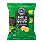 Red Rock Deli Style Potato Chips, Lime & Cracked Pepper, 2 Ounce (12 Count)
