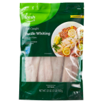 Fresh Brand – Wild Caught Pacific Whiting Skin-On Fillets Value Pack, 2 lb (Frozen)