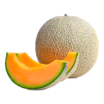 Cantaloupe Melon Fresh Organic Cut
