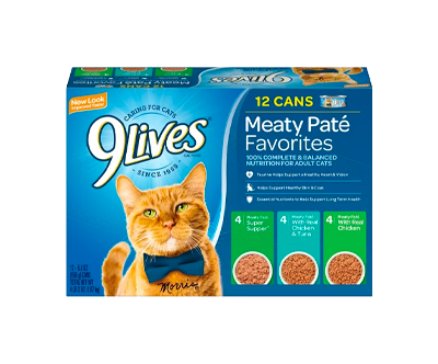 Lives Paté Favorites Variety Pack Wet Cat Food, 5.5-Ounce Cans, 12-Count