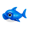 Robo Alive Junior Baby Shark New Silicon Fins Version Swimming Daddy Shark (Blue) by ZURU